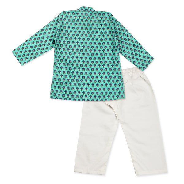 Sea Green Kurta Pajama for Boys - Ages 0-16Y