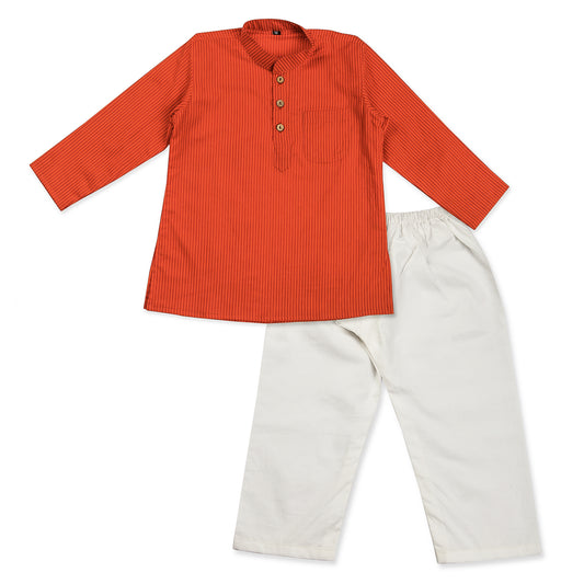 Orange Kurta Pajama for Boys - Ages 0-16Y