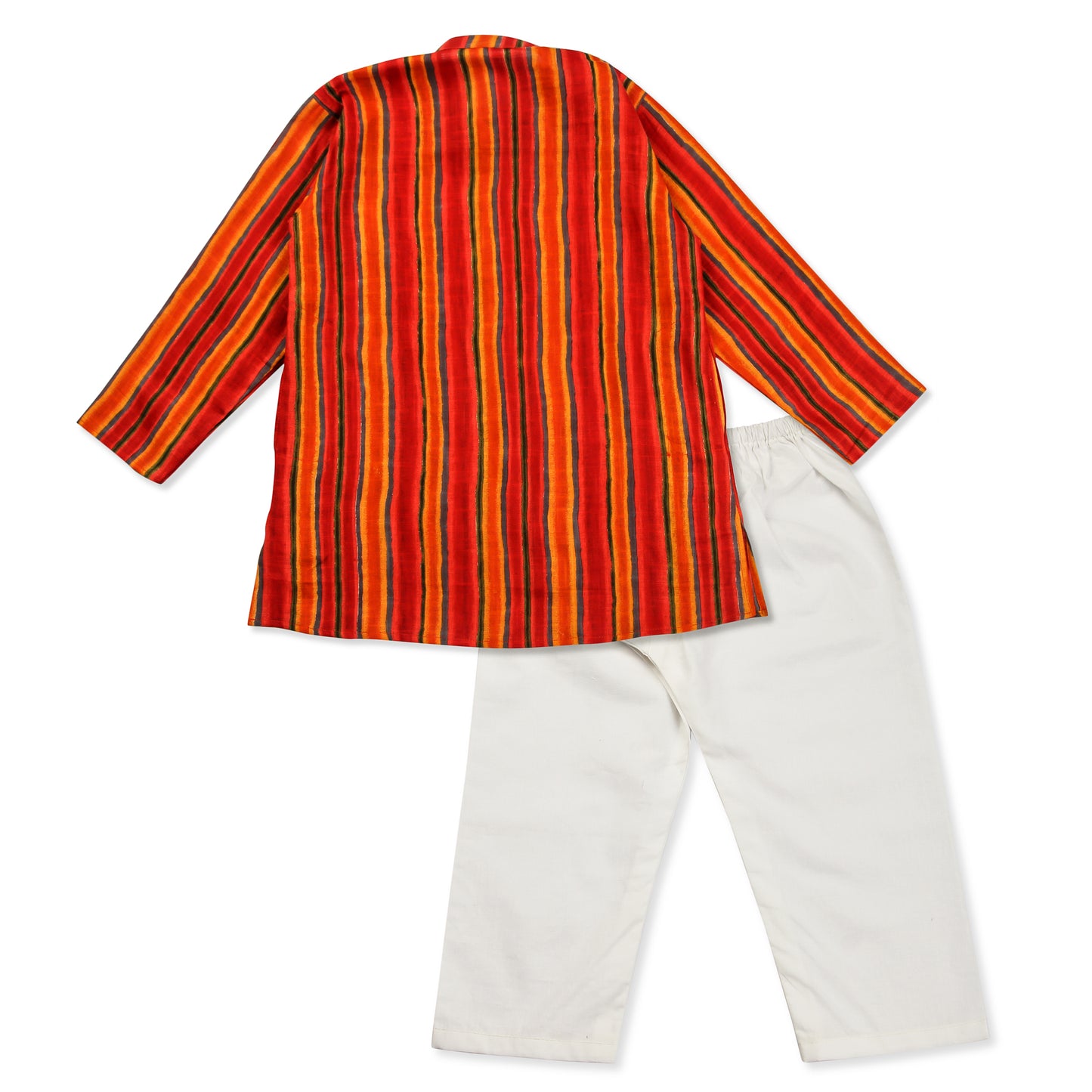 Multicolor Kurta Pajama for Boys, Ages 0-16 Years, Cotton, Striped